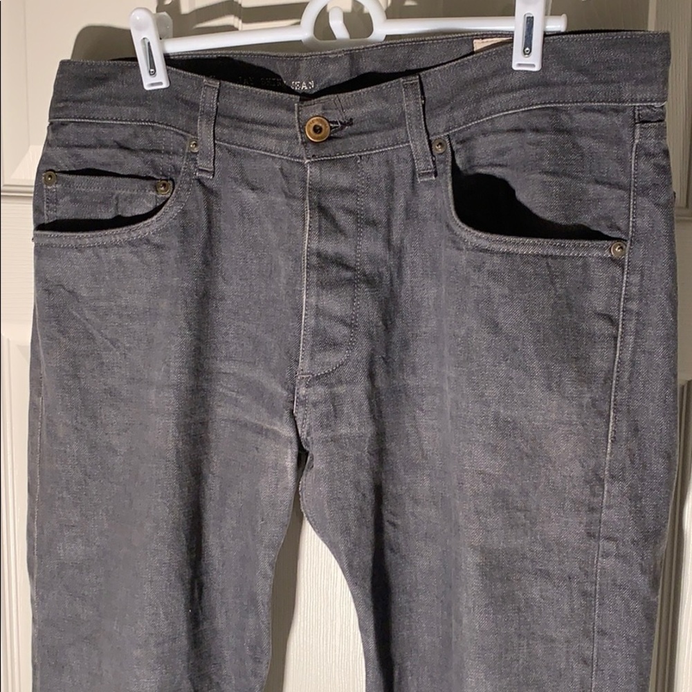 Rag & Bone 34x34 Slim Leg Grey Jeans